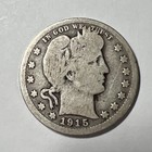 Very Scarce 1915-S Barber Silver Quarter Dollar.  Just 704K minted! — photo 1