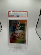 2021 Wild Card Alumination Smashing Trevor Lawrence Rookie Rainbow /199 PSA 7. rookie card picture