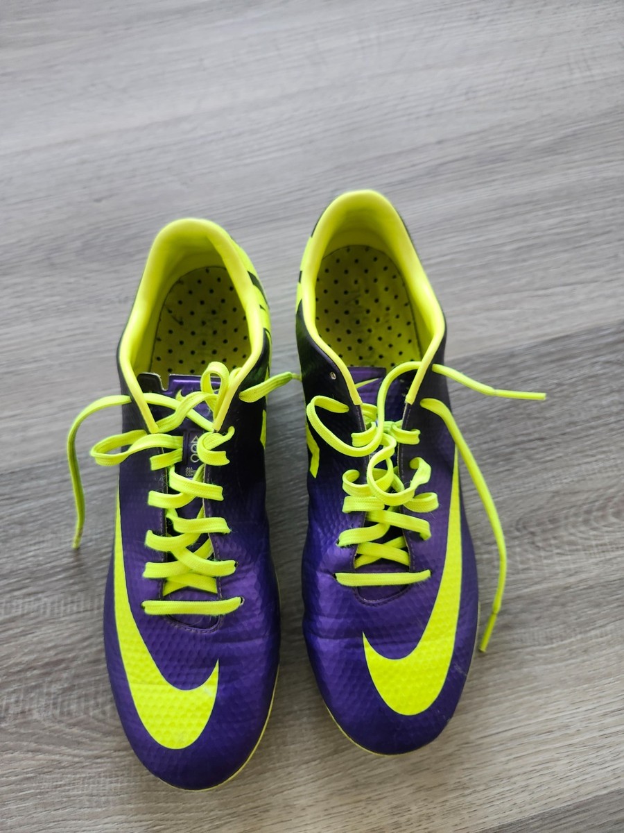 PURPLE NIKE MERCURIAL VAPOR IX SG-PRO ACC RARE SOCCER CR7 VINTAGE