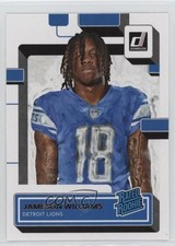 2022 Panini Donruss Rated Rookie Canvas Portrait Jameson Williams #308 us8
