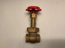 Milwaukee Valve Fig. 1151 1/2" Manual Brass Gate Valve 