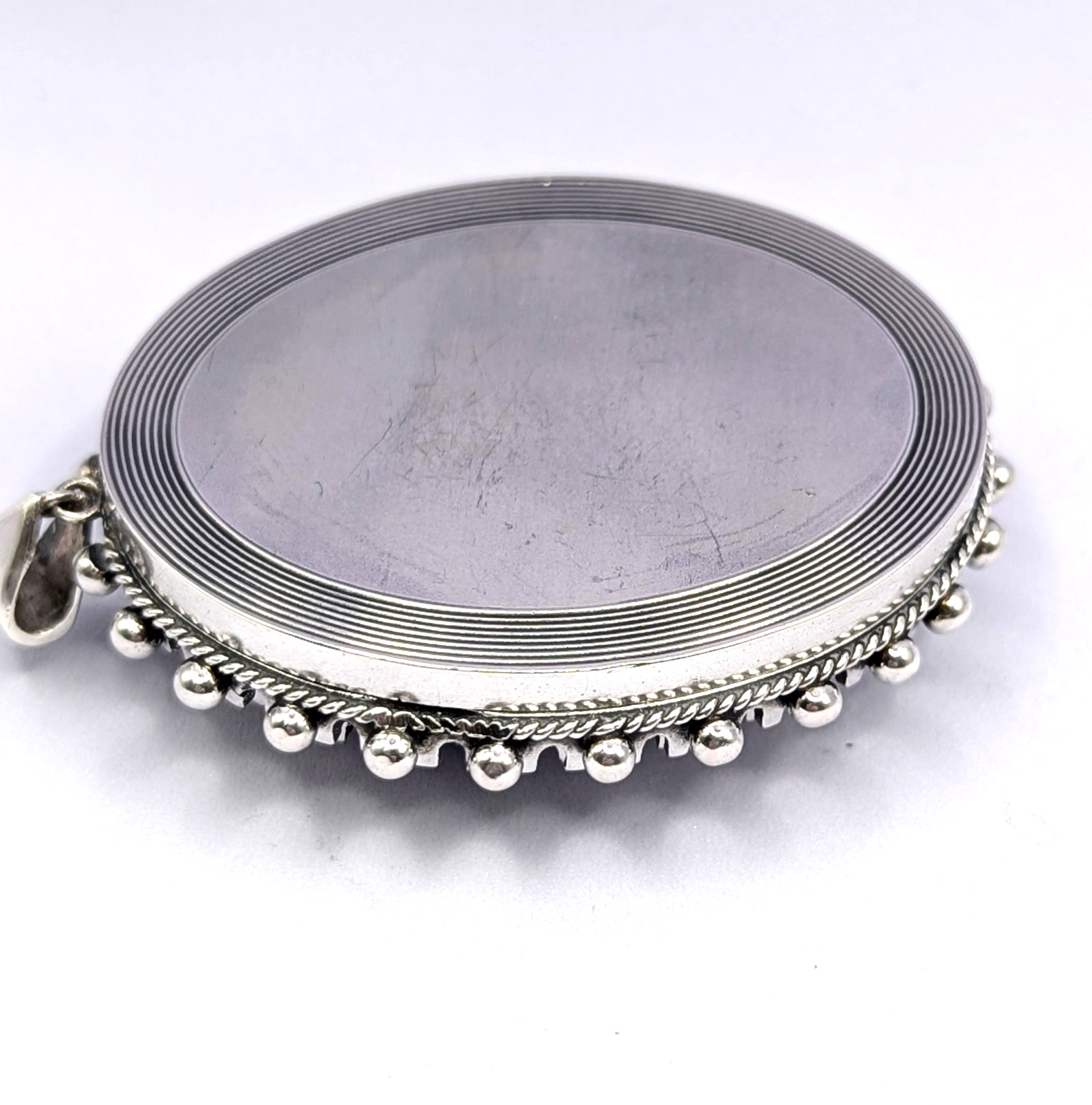 Antique Victorian Low Grade Solid Silver Large En… - image 13