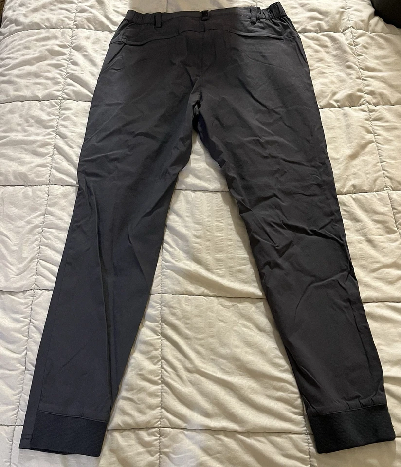Pantalones DKNY Para Hombre L Negro Nylon Spandex Elástico Foto 3 de 4