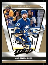 2025-26 Upper Deck MVP Gold Script #31 Jason Zucker Buffalo Sabres