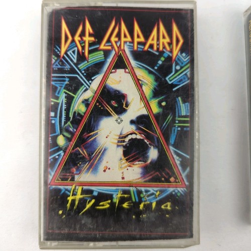 80’s Rock Cassette Lot (4) Def Leppard Aerosmith Styx Hair Band - Foto 6 di 10