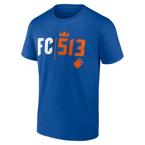 Men's Blue FC Cincinnati Team Chant T-Shirt - 第 2/3 張圖片