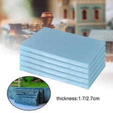 5x Polyurethane Foam Sheet Model Diorama Base High Density Handmade DIY Cuttable