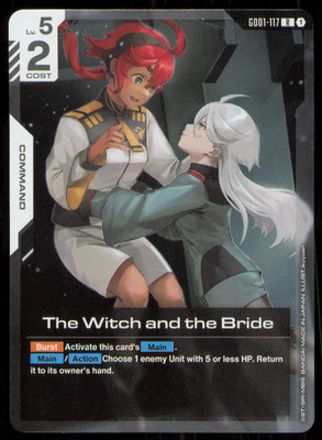 The Witch and the Bride GD01-117 Rare Foil Newtype Rising Gundam Card Game NM
