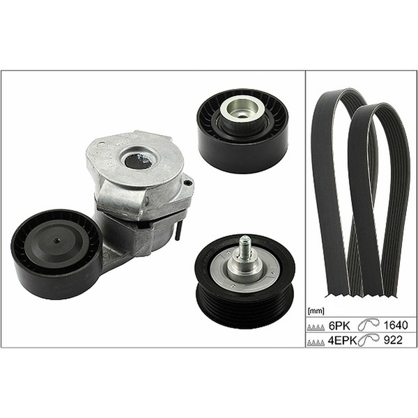 Ina 529032210 Keilrippenriemensatz FüR Psa Jumper 3 Boxer Ford Transit 2.2DIESEL-image