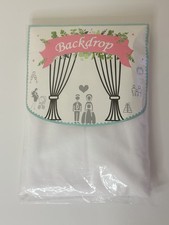 Wedding Arch Draping Fabric, 1 Panel 28" X 19Ft White Drapes Sheer Backdrop Curt