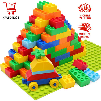 Bausteine Set 83-teilig für Kleinkinder Bunte Mischung 7 Farben STEM ab 3 Jahren
