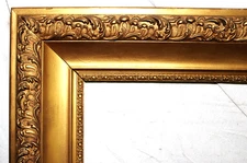 ANTIQUE FIT 16 X 20" BAROQUE ORNATE PICTURE FRAME LOUIS WOOD GOLD GILT VICTORIAN