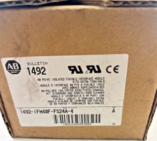 ALLEN BRADLEY 1492-IFM40F-FS24A-4 SERIES A 40 PT ISOLATED FUSIBLE INTERFACE MODU