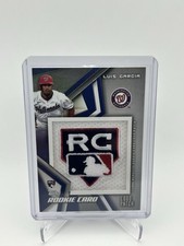 LUIS GARCIA RC 2021 TOPPS ROOKIE CARD LOGO PATCH # RP-LG SERIES 2 NATIONALS