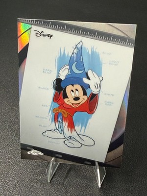 2026 Topps Chrome Disney Sorcerer's Apprentice Mickey Mouse #I&P-3 Refractor Ink