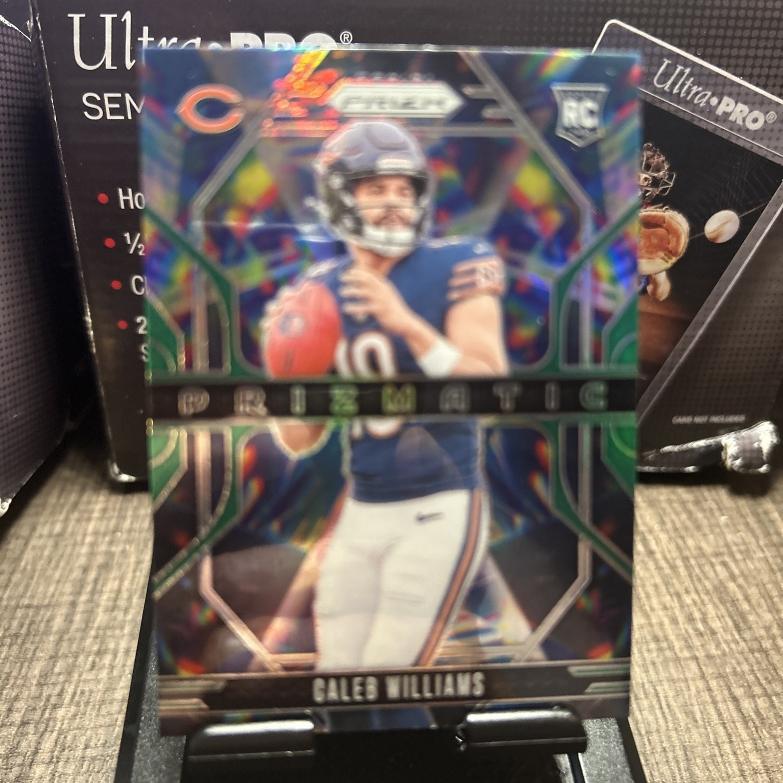 2024 Panini Prizm - Prizmatic Caleb Williams #1 Green Prizm (RC)