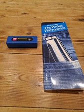 Pure Tone Harmonica  With Case And Book