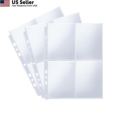 30 Pack Photo Sleeves, 240 Pockets, 2.5x3.5 Transparent