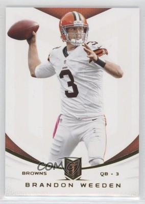 2013 Panini Momentum Gold 77/99 Brandon Weeden #73 9u7