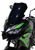 Kawasaki 650 Versys -22/25 - Windschutzscheibe Sport Touring Ermax Schwarz/