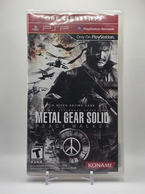 Metal Gear Solid: Peace Walker (Sony PSP, 2010) Greatest Hits BRAND NEW SEALED