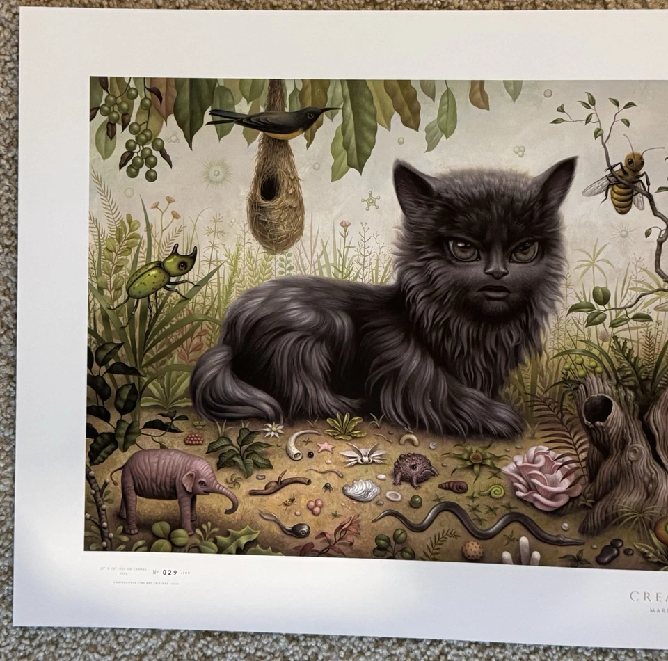 Марк Райден художественная печать CREATURA литография плакат S/# 500 с сертификатом подлинности мистицизм - Изображение 3 из 4