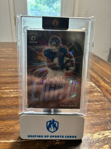 2024 Donruss Optic Football Ice Malik Nabers #5