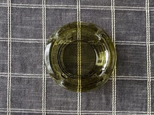 Vintage Glass Ash Tray - Green