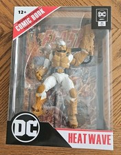 McFarlane DC Direct 7  HEAT WAVE  The Flash Comic  Page Punchers New in Box