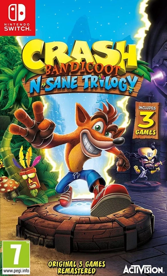 Crash Bandicoot: N-Sane Trilogy Nintendo Switch Brand New Sealed