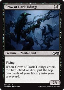 Crow of Dark Tidings x4 - Ultimate Masters - NM-Mint, English - Ultimate Masters