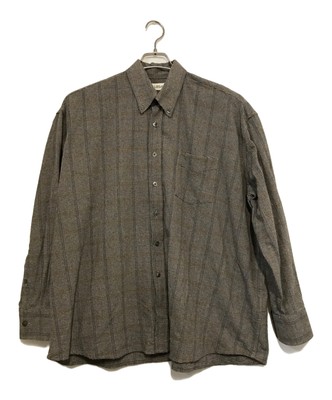 OUR LEGACY BORROWED BD SHIRT ANALOG DISSONANCE CHECK Size: 46 Men 