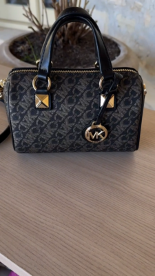 MICHAEL KORS Grayson Small Empire Signature Logo Duffel Crossbody
