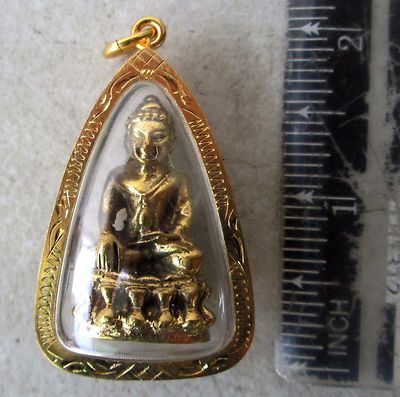 Blessed Bronze Medicine Buddha Amulet Wat Phra That Lampang Luang