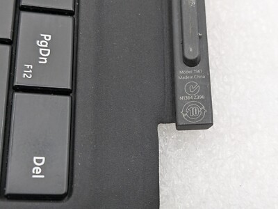 Microsoft Surface Type Cover Keyboard Model 1561 Black Microsoft Surface Type Cover Keyboard Model 1561 Black