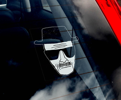 Heisenberg - Auto Fenster Sticker - Walter Weiß Gesicht Breaking Bad Schild -V06