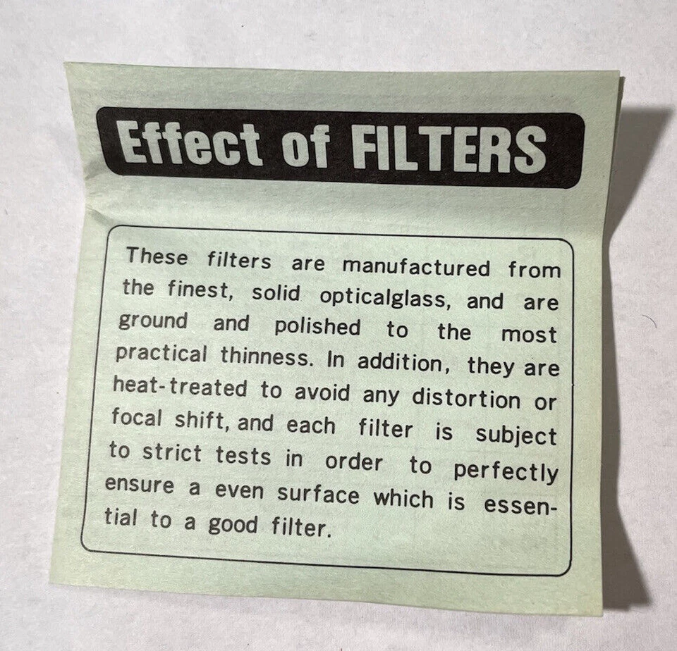 VTG Bower 58mm Cross Filter Clear Glass Screw Mount made in JAPAN New - Image 4 of 4