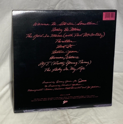 Michael Jackson Thriller 1982 Vinyl LP Album Epic Records AL 38112