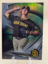 2022 Bowman Platinum Victor Lizarraga Top Prospects baseball card #TOP-83 Padres