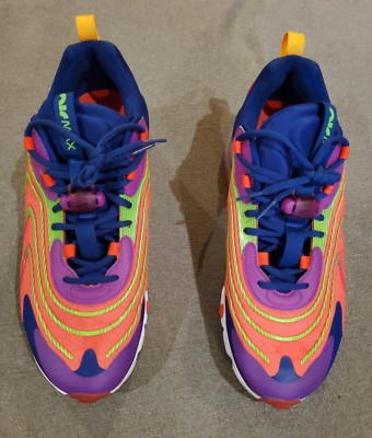 Nike Air Max 270 React Men's Shoes Laser Crimson-Orange-Purple
