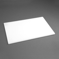 Commercial White High Density Kitchen Cutting Chopping Board  18"x12"x1/2"