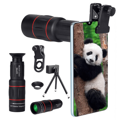 18X/28X/36X HD Telephoto Lens for iPhone Android - Fixed Focus Camera Lens