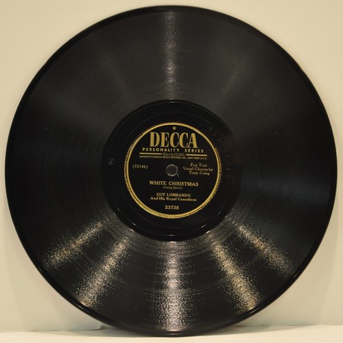 GUY LOMBARDO "White Christmas / The Anniversary Waltz" 78 RPM Decca 23738 - Picture 4 of 4