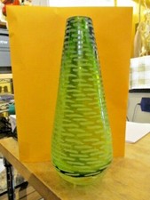 Large Mid-Century Modern Murano Style Teardrop Art Glass Vase 11" Tall
