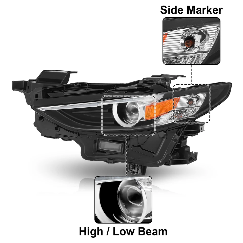 For 2019-2022 Mazda 3 LED Headlight Assembly W/O AFS Driver Left BCJH-51-030 OEM Foto 4 de 4