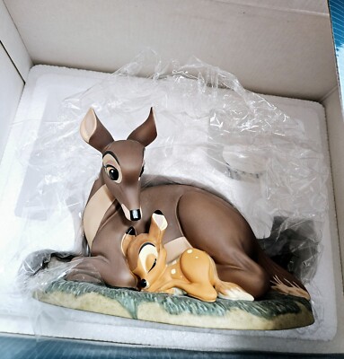 WDCC Disney My Little Bambi and Mother Figurine in Box COA Kakawow