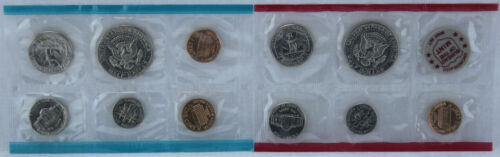 1972 United States Mint Uncirculated 11 Coin Set BU P and D Mint with Envelope - Picture 4 of 5