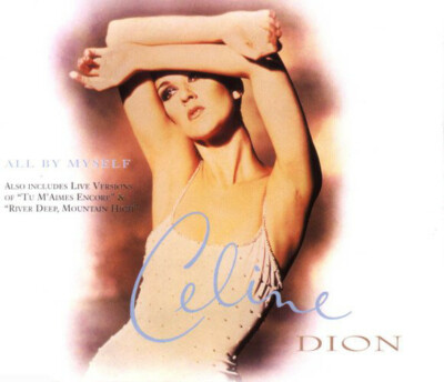 CELINE DION All By Myself 4TRX w/ 3 RARE LIVE TRX CD Single SEALED USA seller