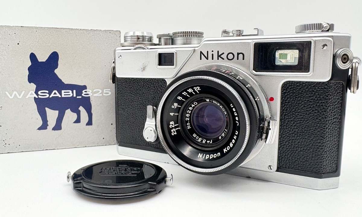 Exc+5] Nikon S3 Rangefinder Film Camera W Nikkor.C 3.5cm
