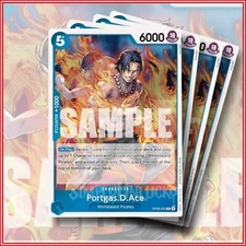 ONE PIECE TCG: Portgas.D.Ace OP08-052 x4 | Rare Two Legends